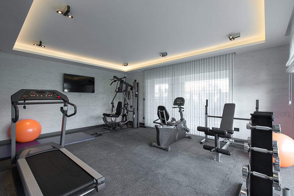Basement discount gym lighting